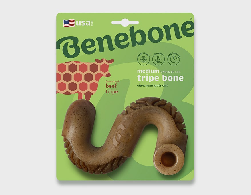 Benebone Launches New Tripe Bone Chew Toy for Dogs