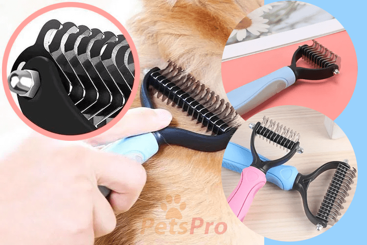 Brosse De Toilettage Pour Chien Et Chat Peigne Rateau Special Demelage