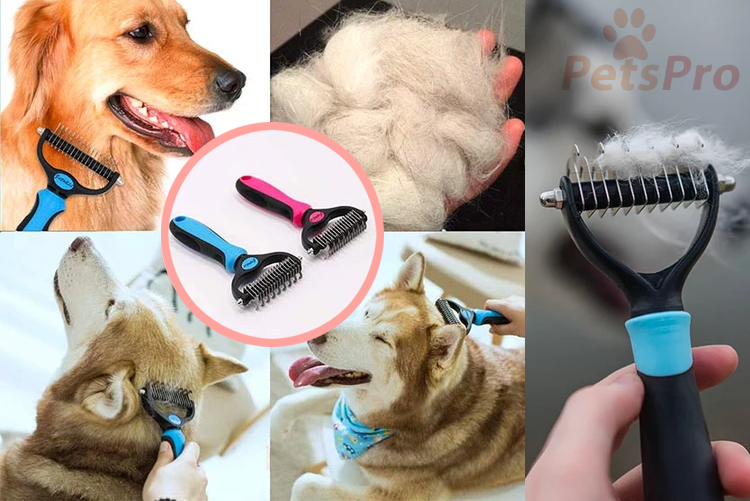 Brosse De Toilettage Pour Chien Et Chat Peigne Rateau Special Demelage