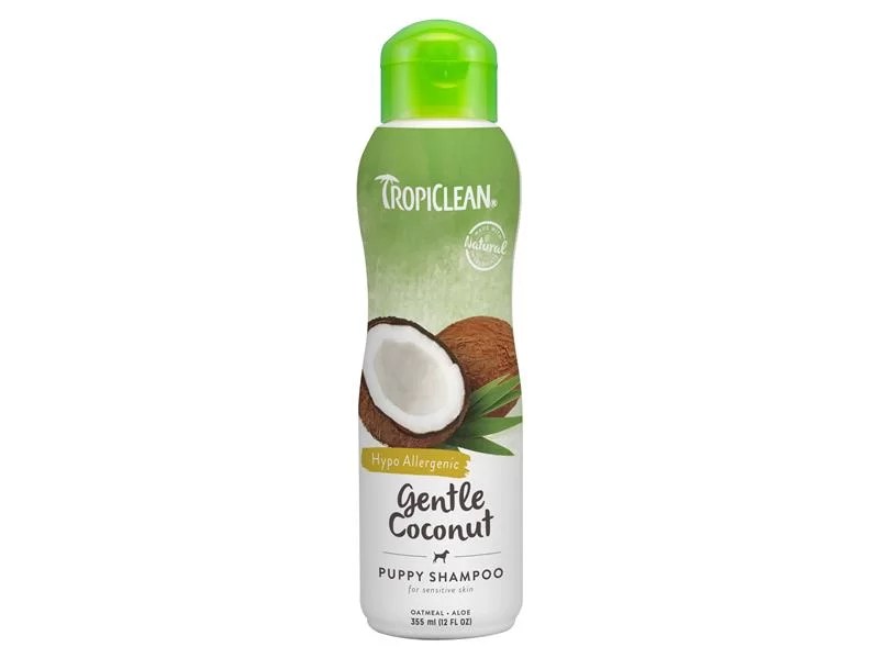 Tropiclean Gentle Coconut Hypoallergenic Puppy Shampoo 355ml Pets R Us