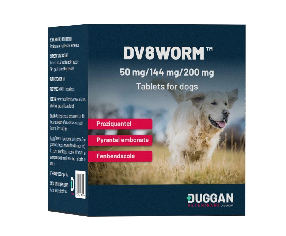 Duggan DV8 Dog Worming Tablets 10pk Pets R Us