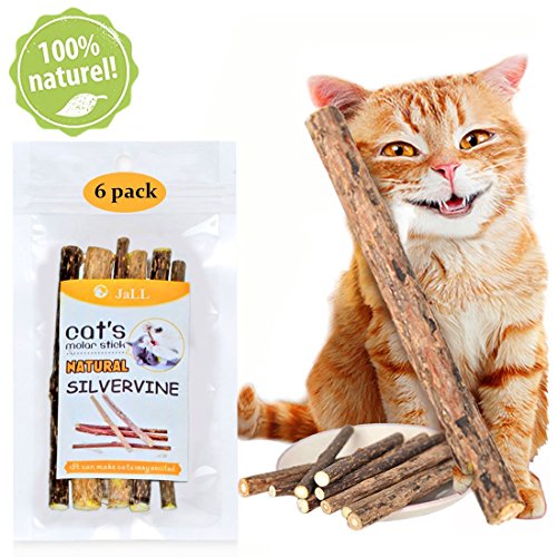 Catnip Sticks 6 Pcs Matatabi Cat Stick Catnip Chew Sticks Pet Kitten