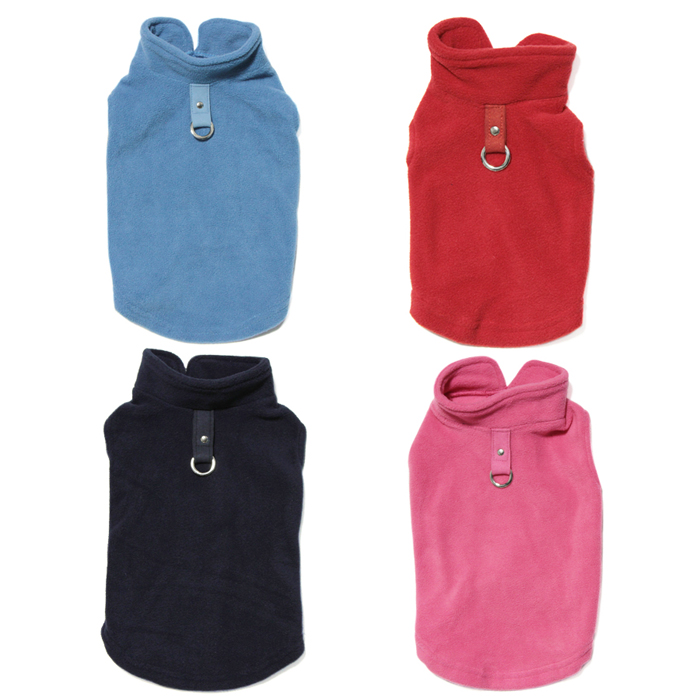 Gooby Fleece Dog Vest Harness for Small breeds