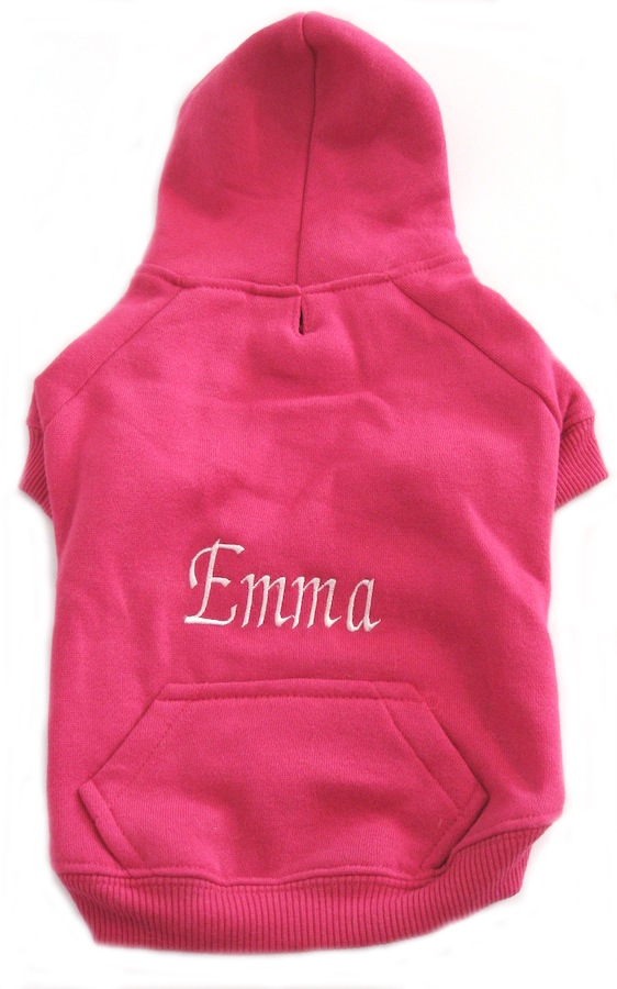 Personalized Dog Sweatshirt Hoodie Plain or Personalized