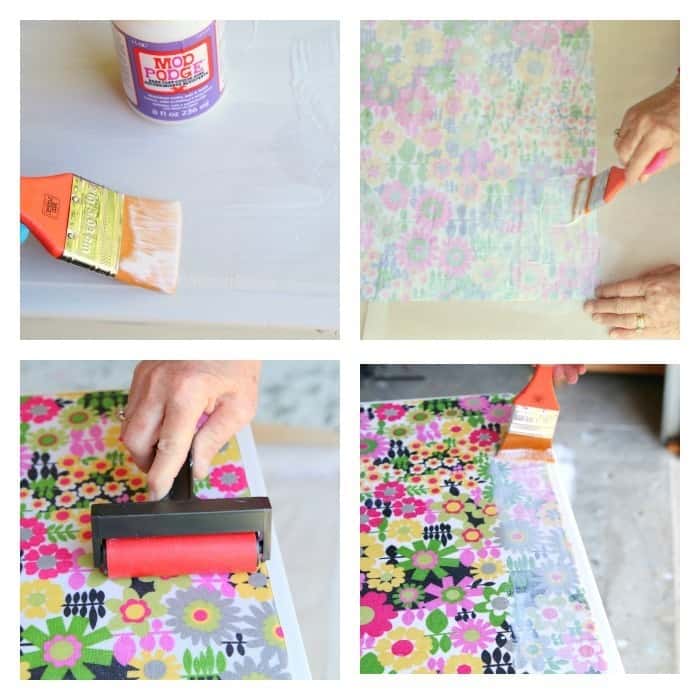 How To Use Mod Podge On Fabric Tutorial Petticoat Junktion