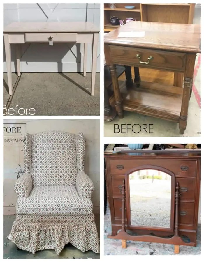 How To Distress Latex Paint Using Sandpaper Dresser Makeover