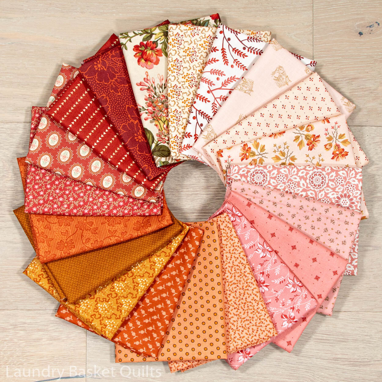 Secret Stash Warm Yard Bundle by Laundry Basket Quilts Petting Fabric