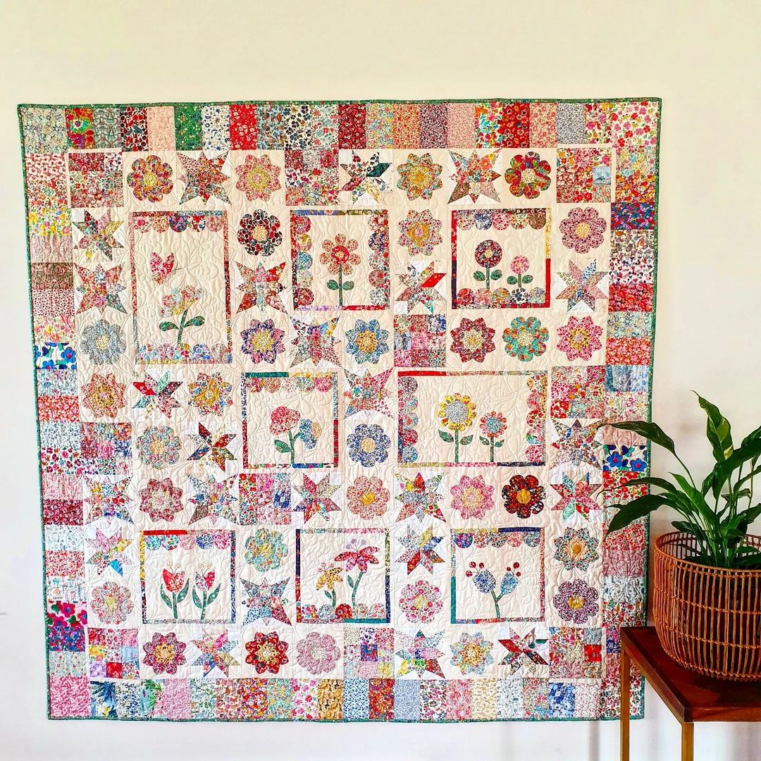 Seasons Quilt by Lilabelle Lane Creations Petting Fabric