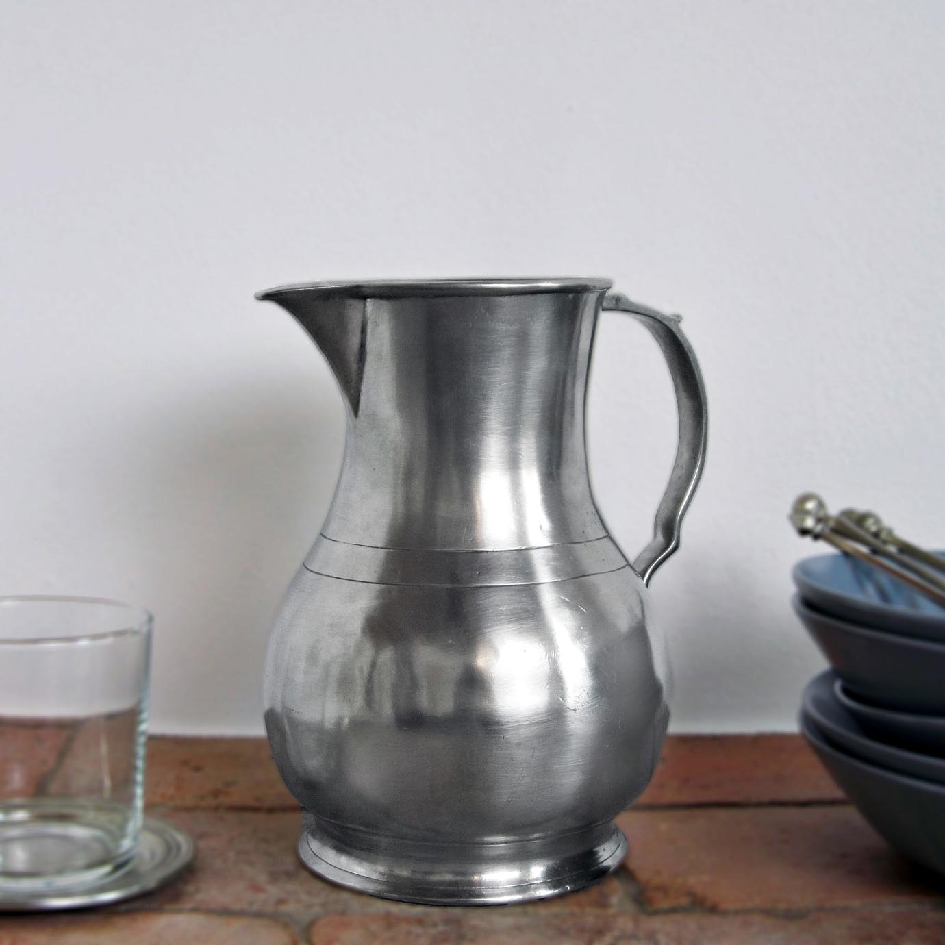 Pewter Pitcher Italian Pewter Drinkware