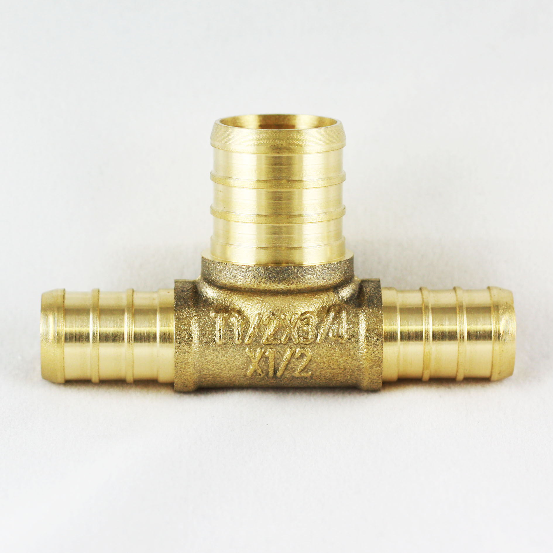 (1) 1/2" x 1/2" x 3/4" Tee PEX Crimp Fittings Brass eBay