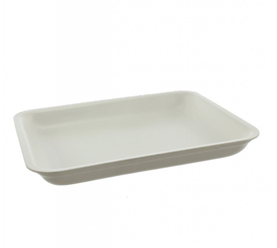 Poly Trays White M2 L178 x W133 x D16mm Per 500 Parkers Food