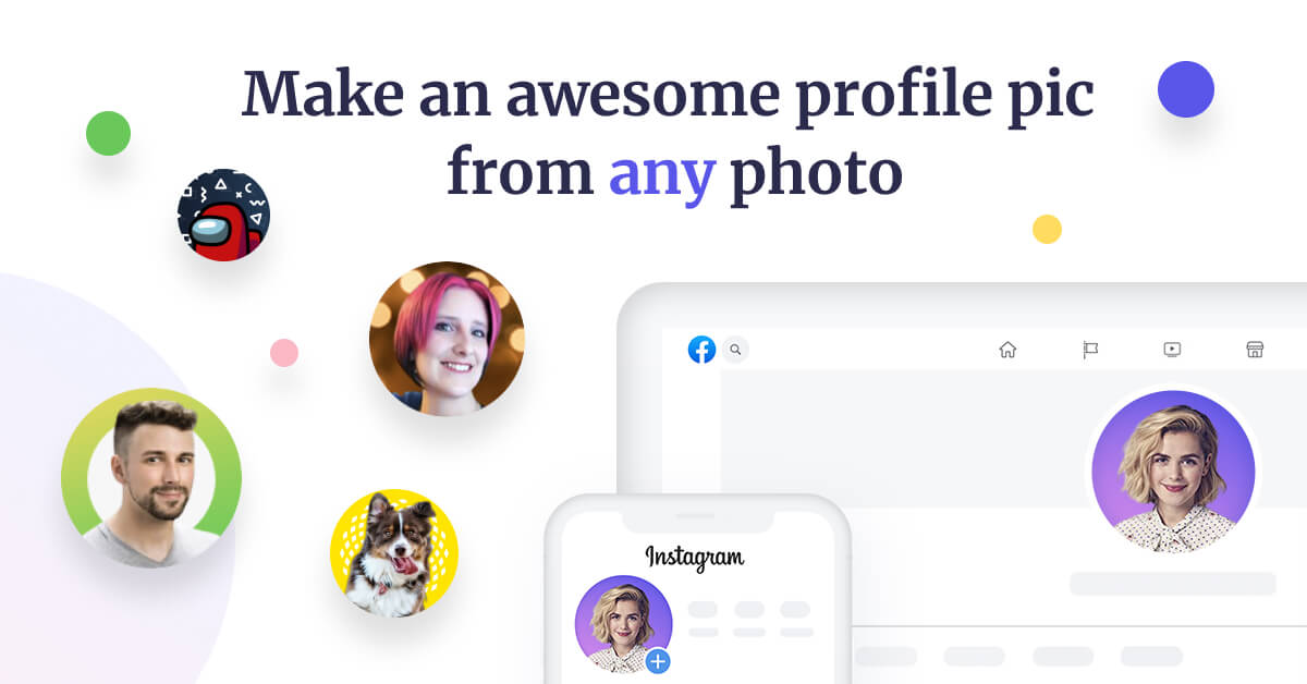 Instagram Profile Picture Maker Online / Crop lets you easily cut your