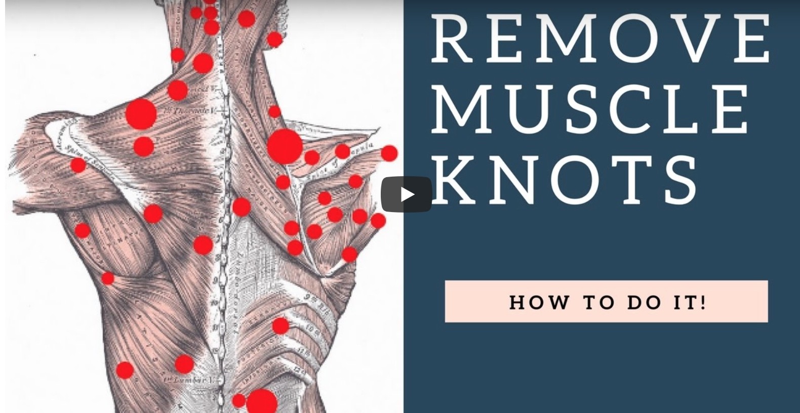 Remove Muscle knots with a Thera Cane [Latest Update]