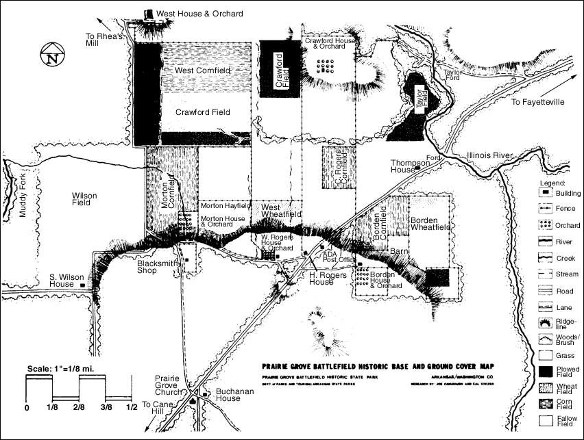 Battle of Prairie Grove » Maps Gallery