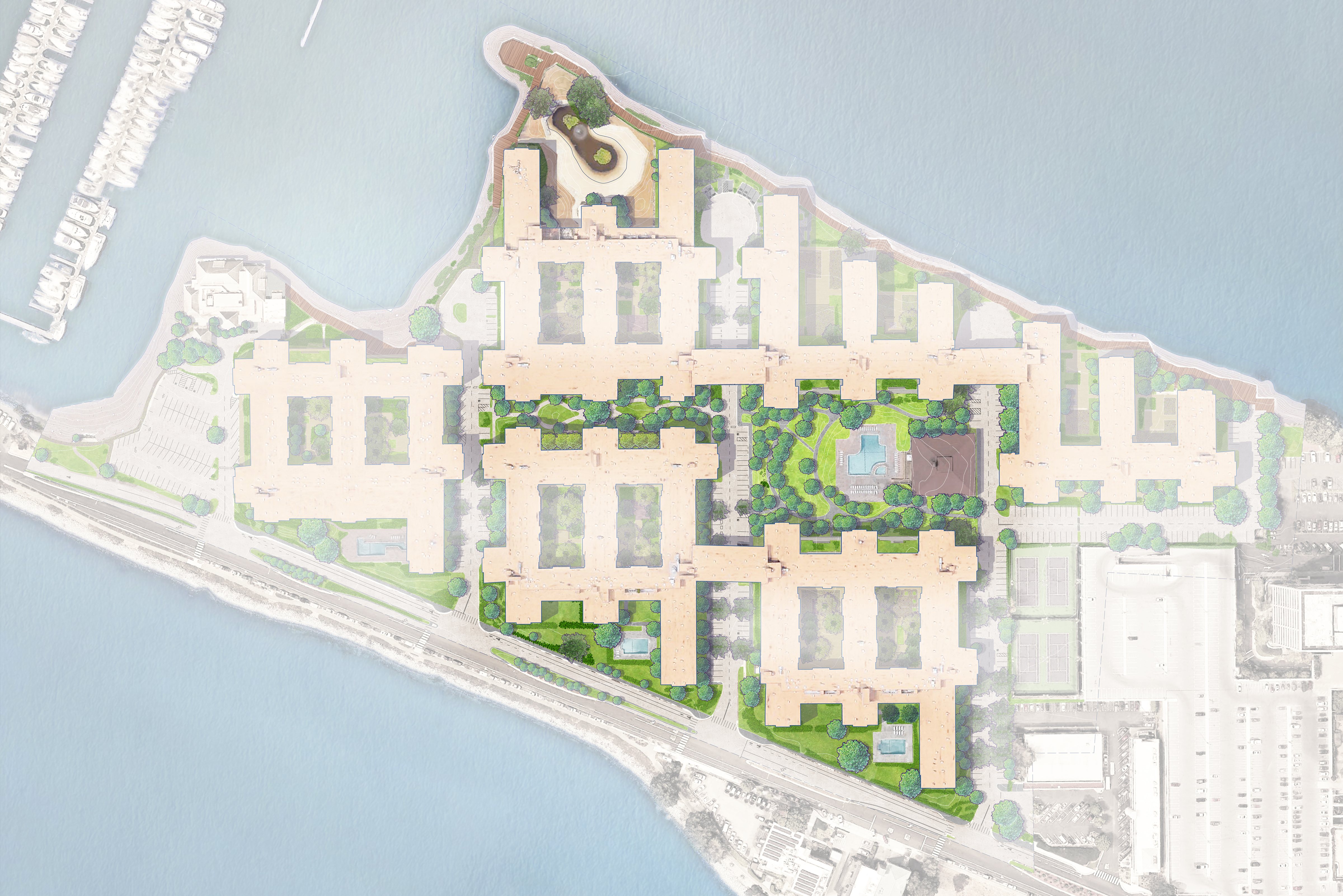 Watergate Planting Renovation PGAdesign