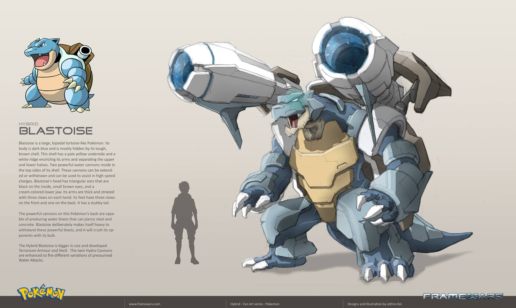 Pokémon Fanart Metal Hybrid Pokémon Concept Art