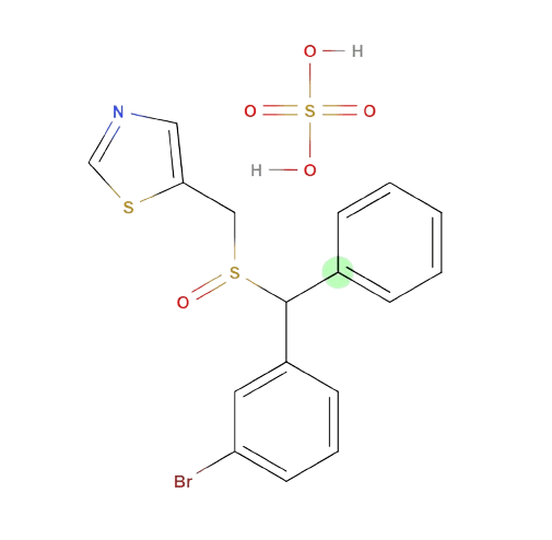 CE-158 molecular structure S,S-CE-158 chemical structure CE-158 dopamine transporter inhibitor molecule CE-158 DAT inhibitor skeletal formula CE-158 modafinil analogue structure