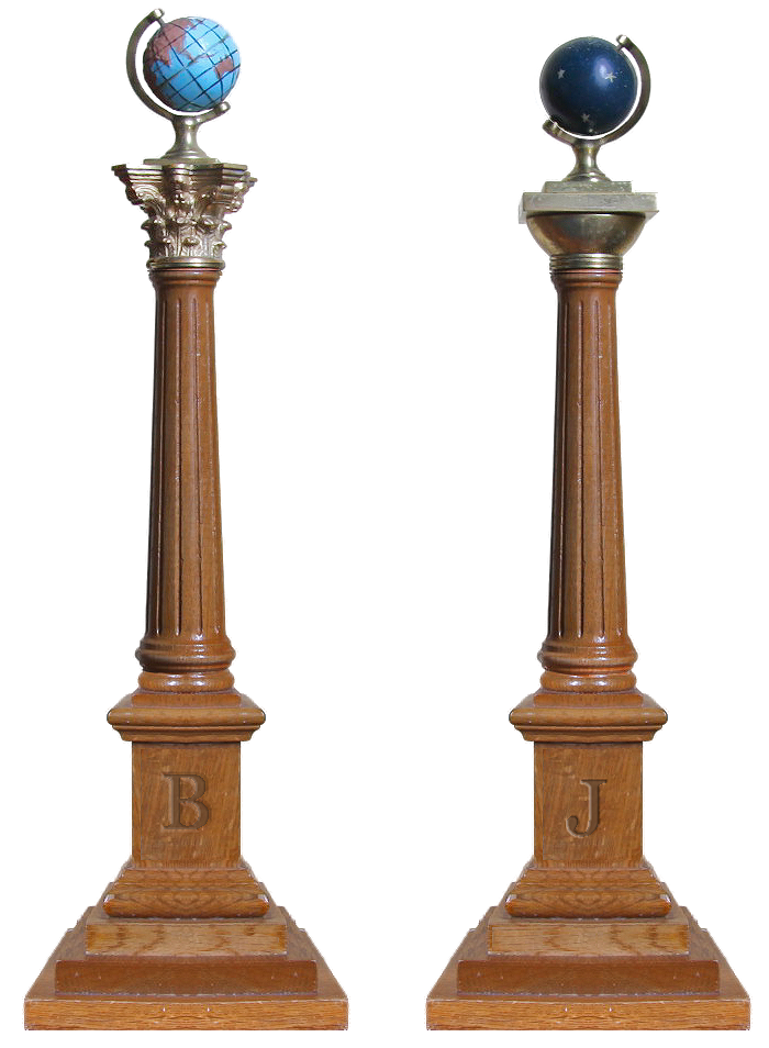 Masonic Images Wardens Pillars