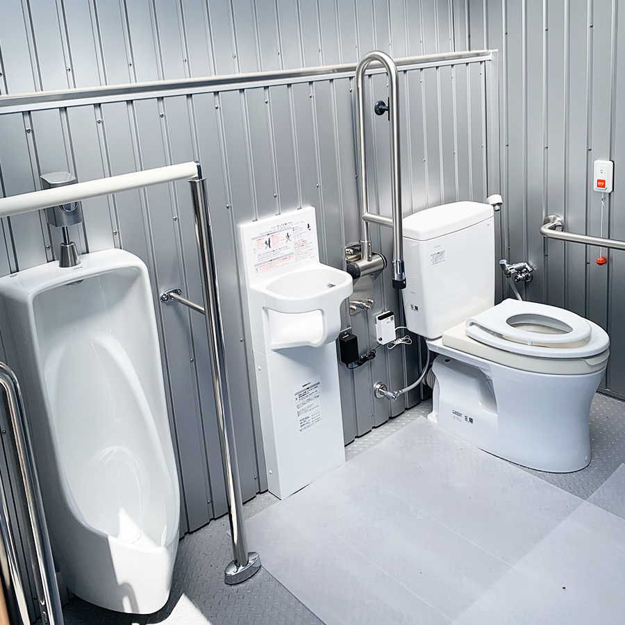 循環型水洗バイオマストイレのバイオマス富士