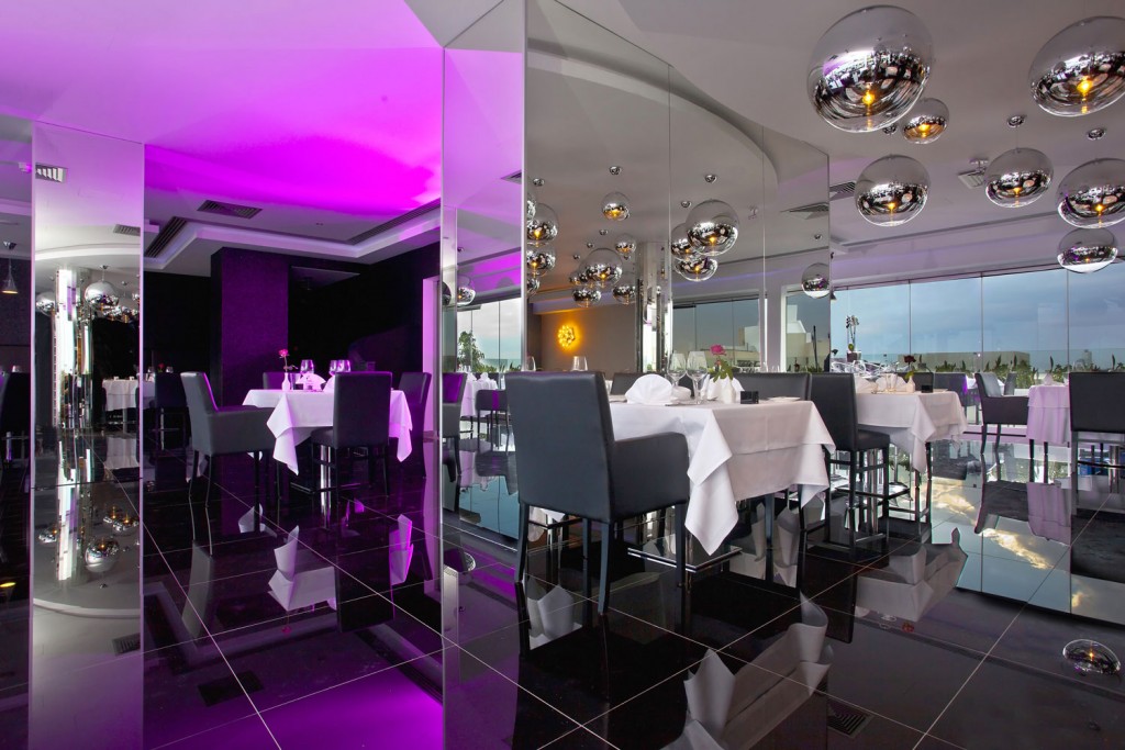 Glasshouse Lounge Restaurant, Adams Hotel, Ayia Napa PGS Lighting