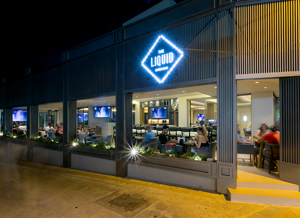 LIQUID CAFE BAR, Ayia Napa PGS Lighting Electrical