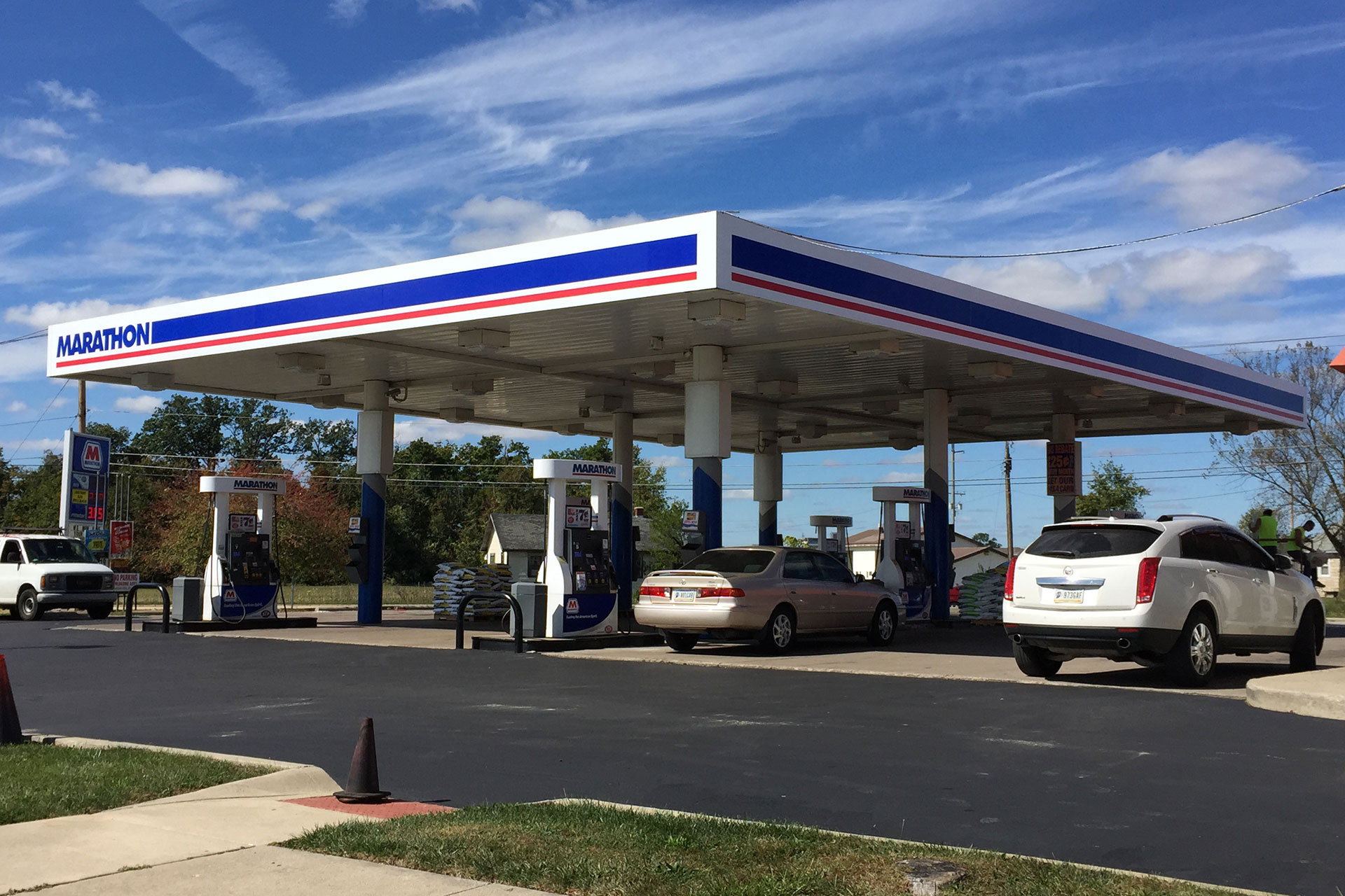 Professional Graphic Solutions Marathon Gas Station