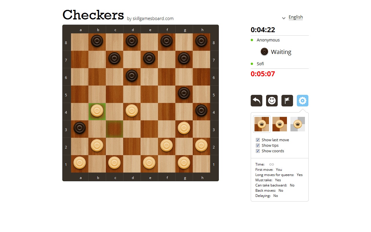Checkers with Friends Invite your friends to play checkers with you