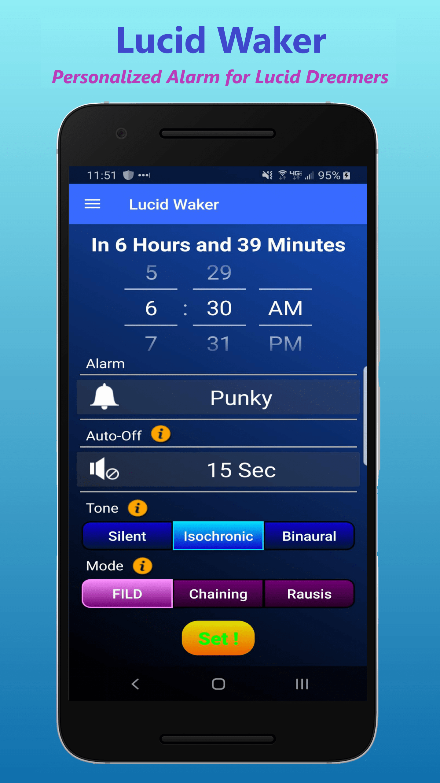 Lucid Waker Lucid Dream Alarm This alarm wakes you up in your dream