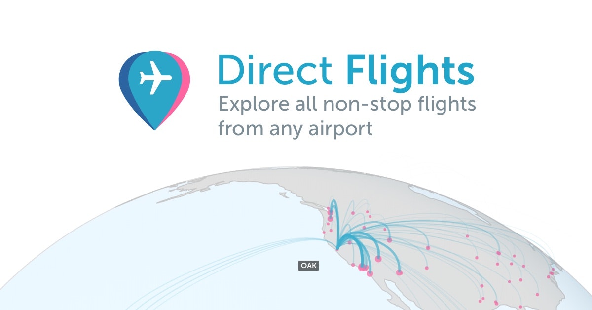 Direct Flights Explore all nonstop flights from any airport ️🌎