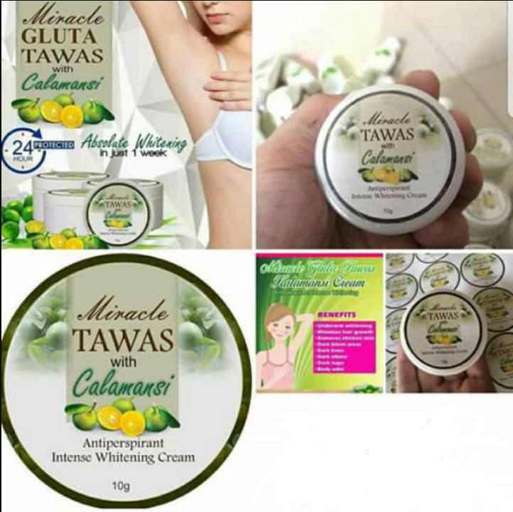Authentic Miracle Tawas with Calamansi Cream Antiperspirant Intense