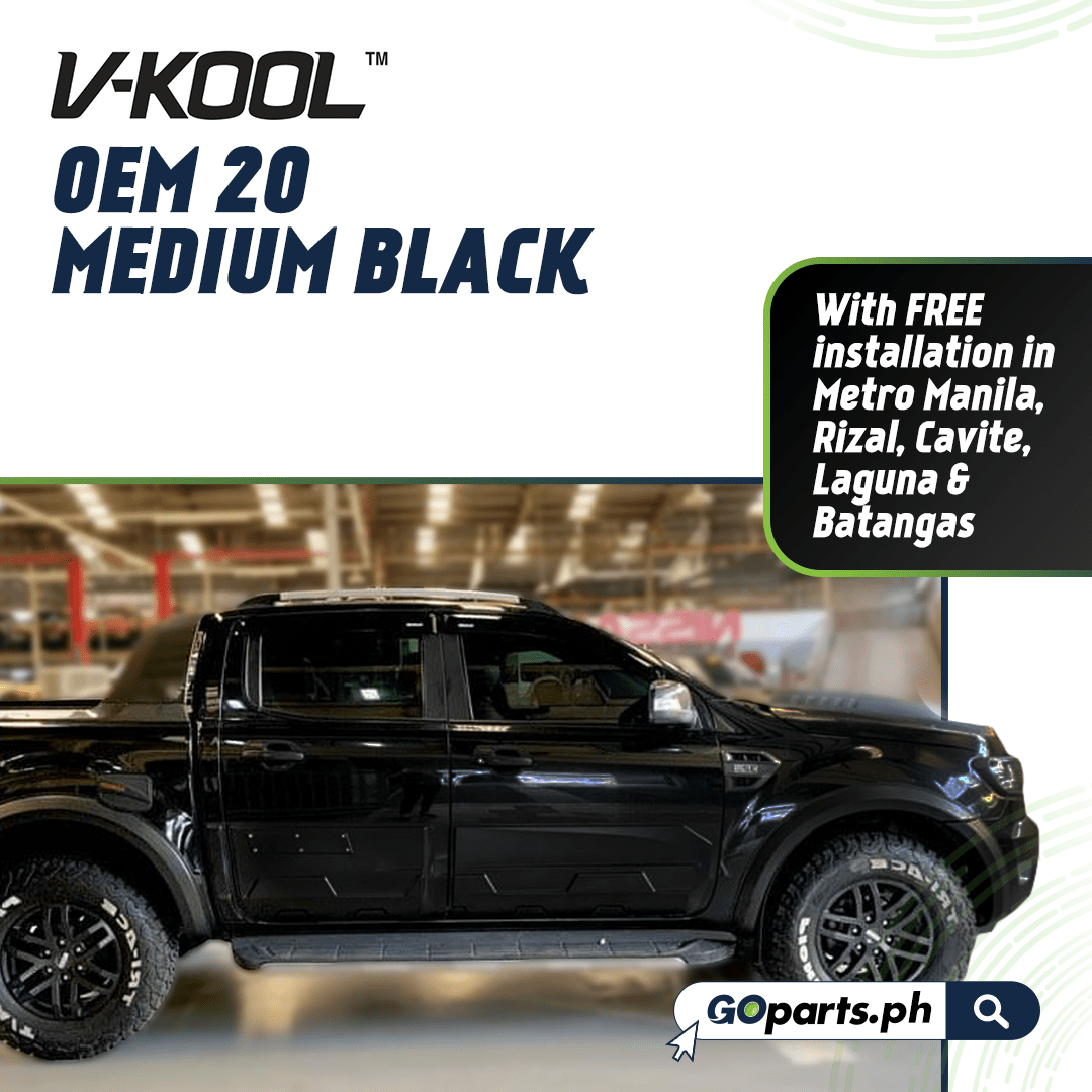 VKool OEM 20 Medium Black Tint for VAN with FREE Installation in Metro