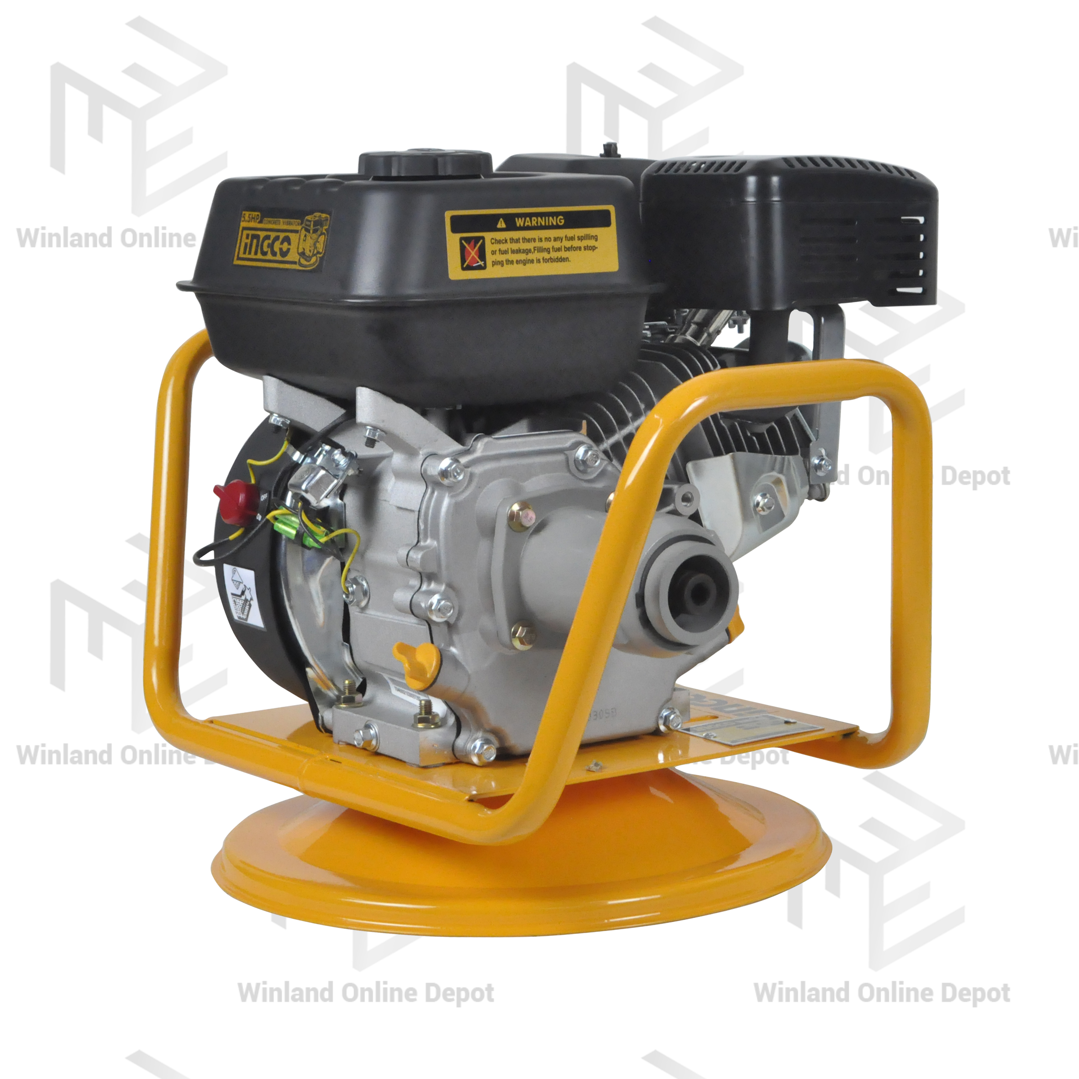 INGCO Original Industrial Gasoline Concrete Vibrator Hex Type 5.5HP