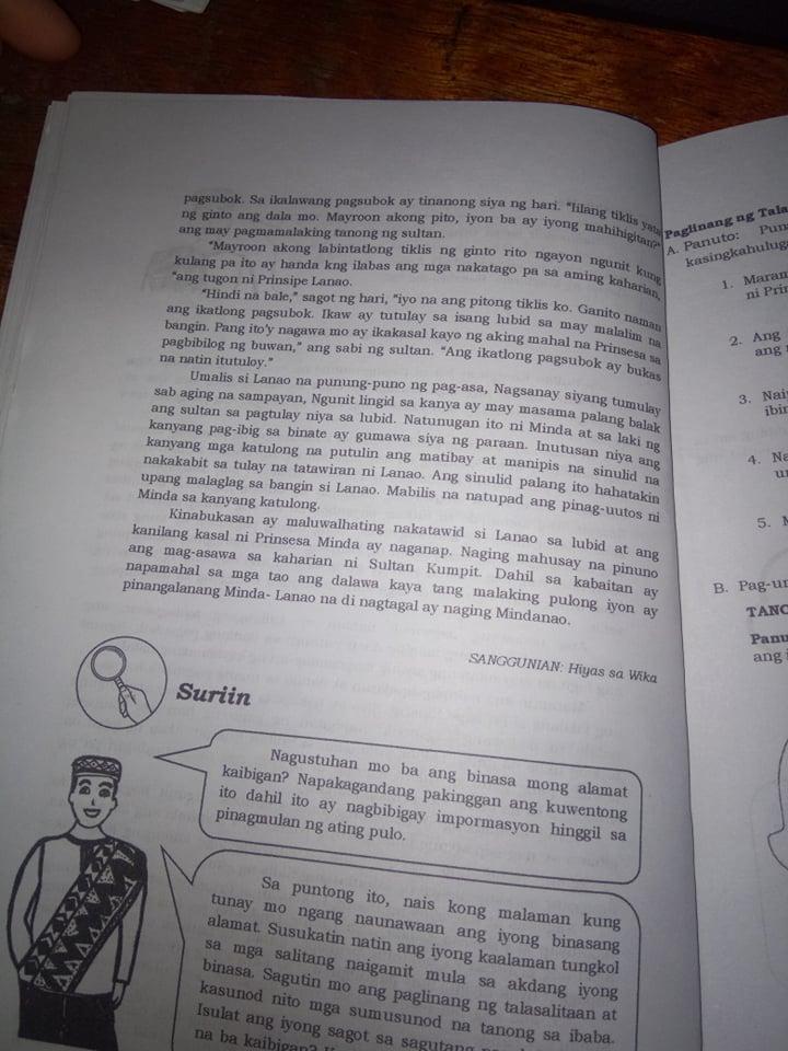 Gawain 4 Ano Ang Suliranin Ng Tauhan tauhan karanasan