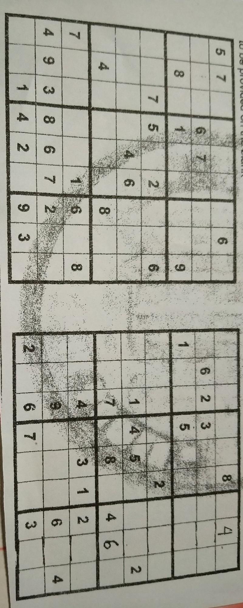 PLEASE HELP ME PLEASEE SANA MAAYOS YONG SAGOT PLEASE.SUDOKU is a logic