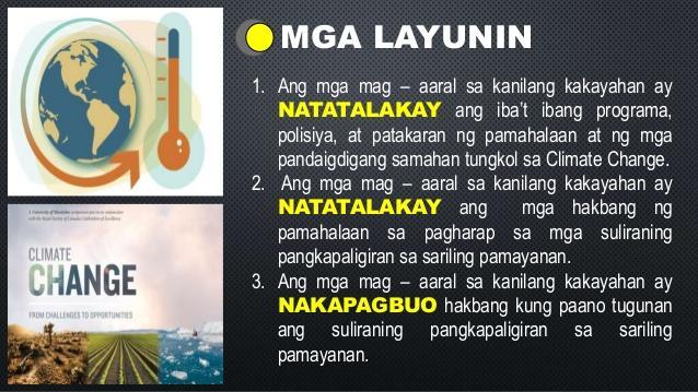 Batas ng gobyerno sa global warming Brainly.ph