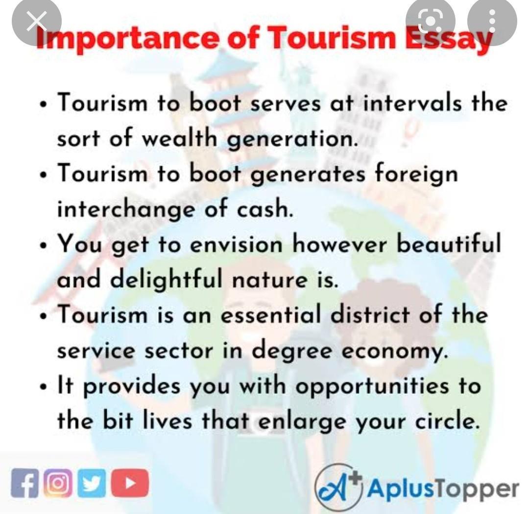 what is the importance of TOURISM in our country? Brainly.ph