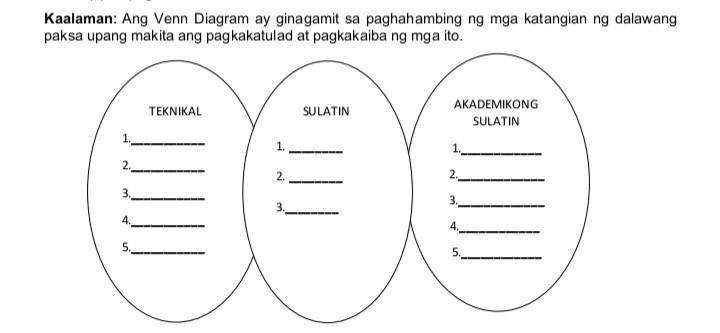 GAWAIN 3 Ano ang pagkakaiba at pagkakatulad ng Teknikal at Bokasyonal
