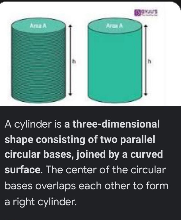 what is a cylindrical shape? Brainly.ph