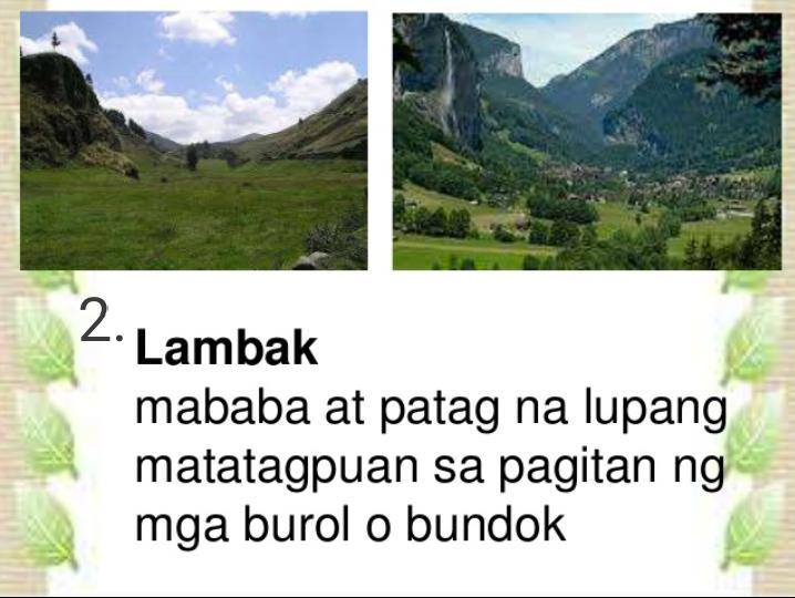 Isang Patag Na Lupa Sa Pagitan Ng Bundok Patag Cacag