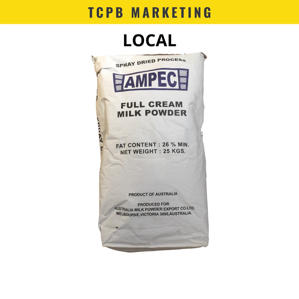 AMPEC Full Cream Milk Powder (25kgs) Lazada PH