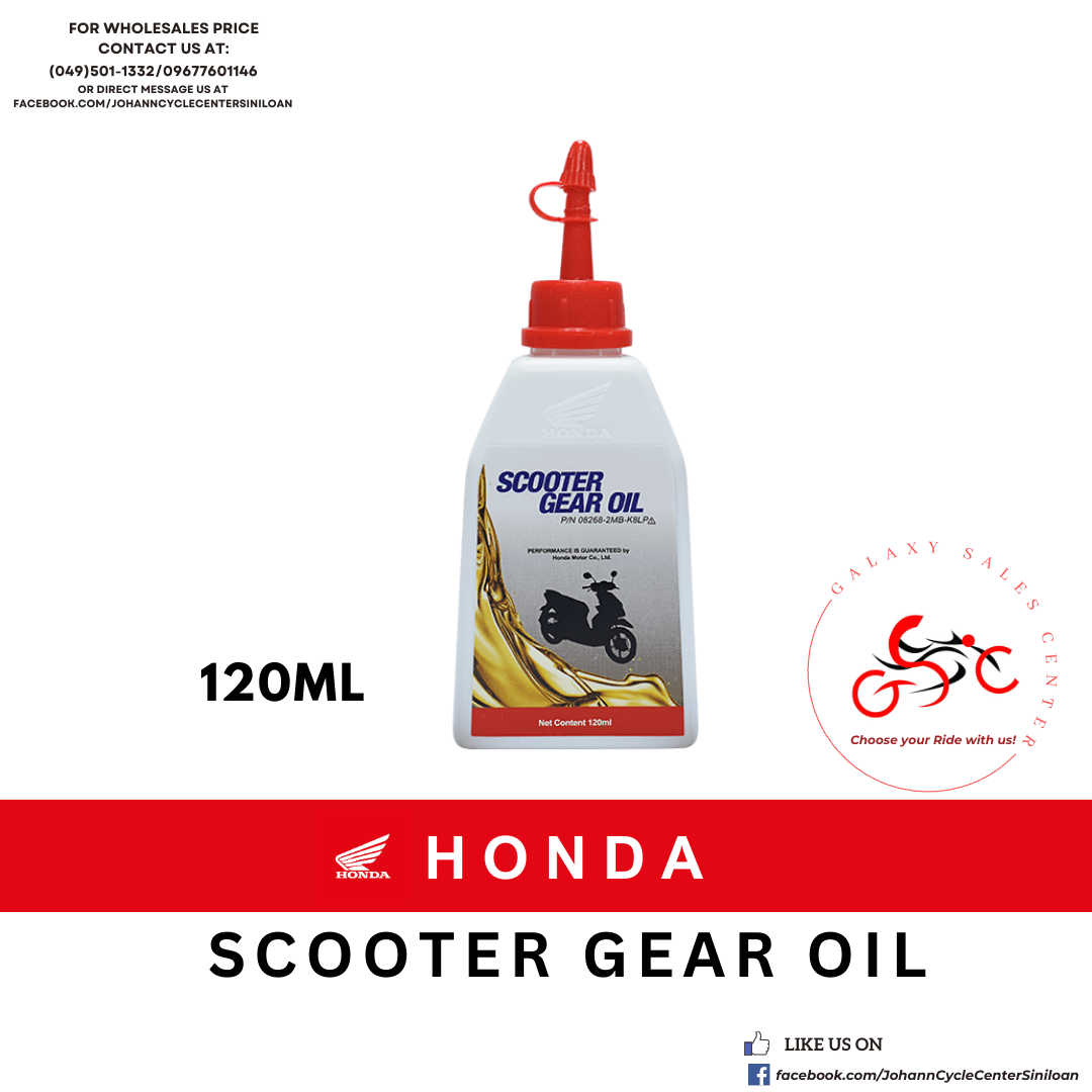 HONDA SCOOTER GEAR OIL (120 ml) Lazada PH