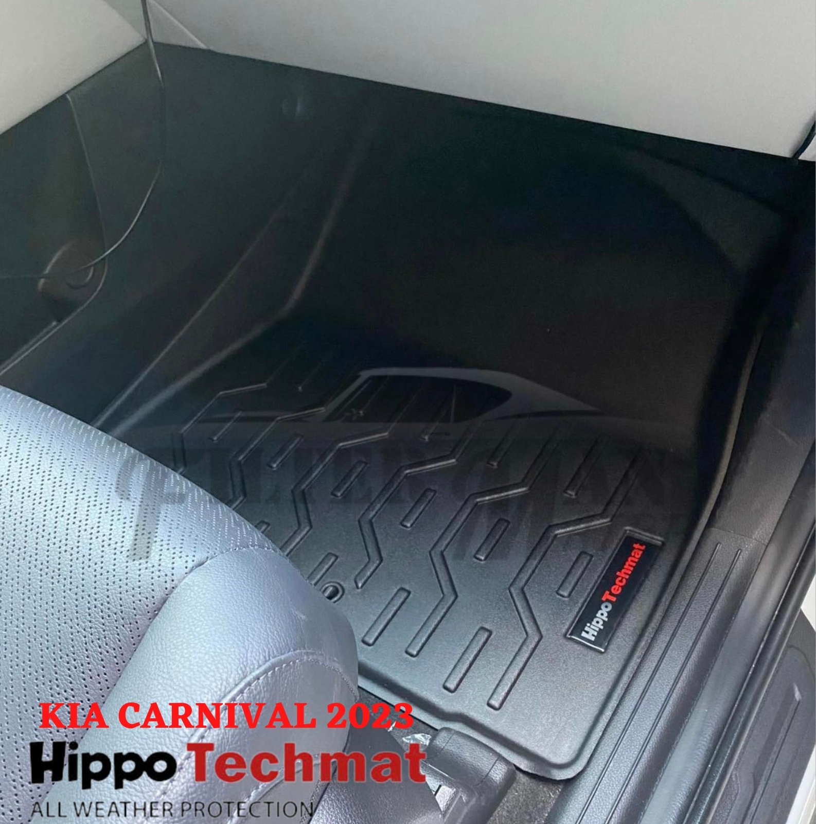 Kia Carnival 2023 SX Prestige Variant Hippo Techmat Pro Deep Dish Mats