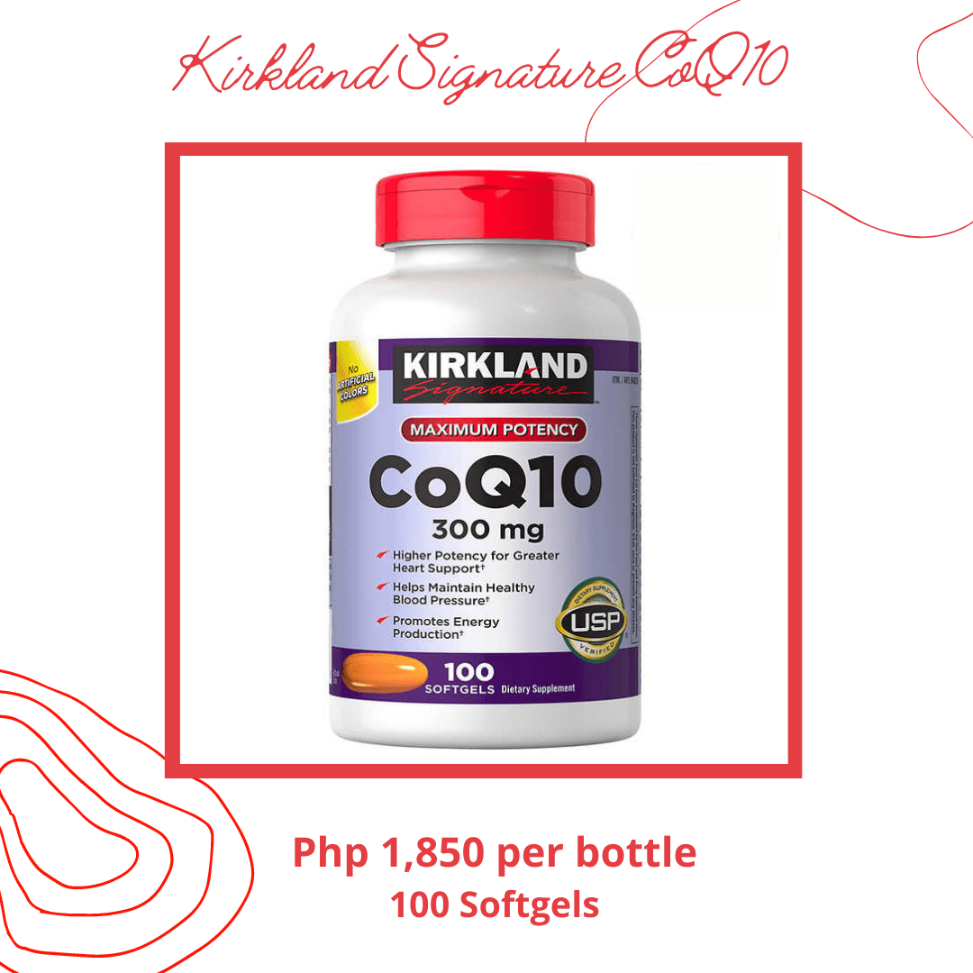 Kirkland Signature CoQ10 300mg, 100 Softgels (EXPIRATION December 2022