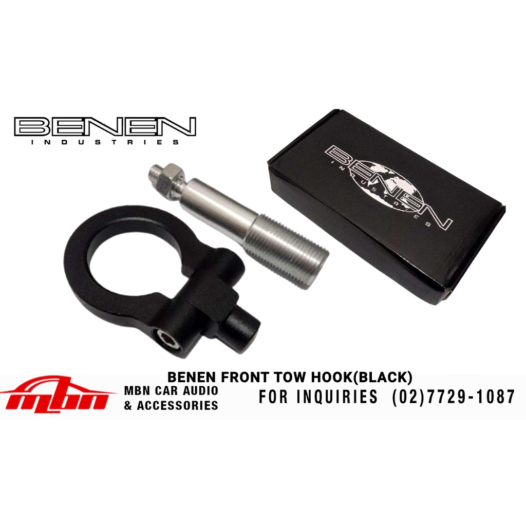Benen Front Tow Hook for Toyota Vios 2013up Blk Lazada PH