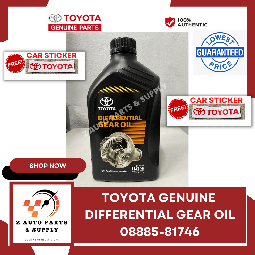 DIFFERENTIAL GEAR OIL API GL5 SAE 85W90 1L 0888581746 TOYOTA GENUINE