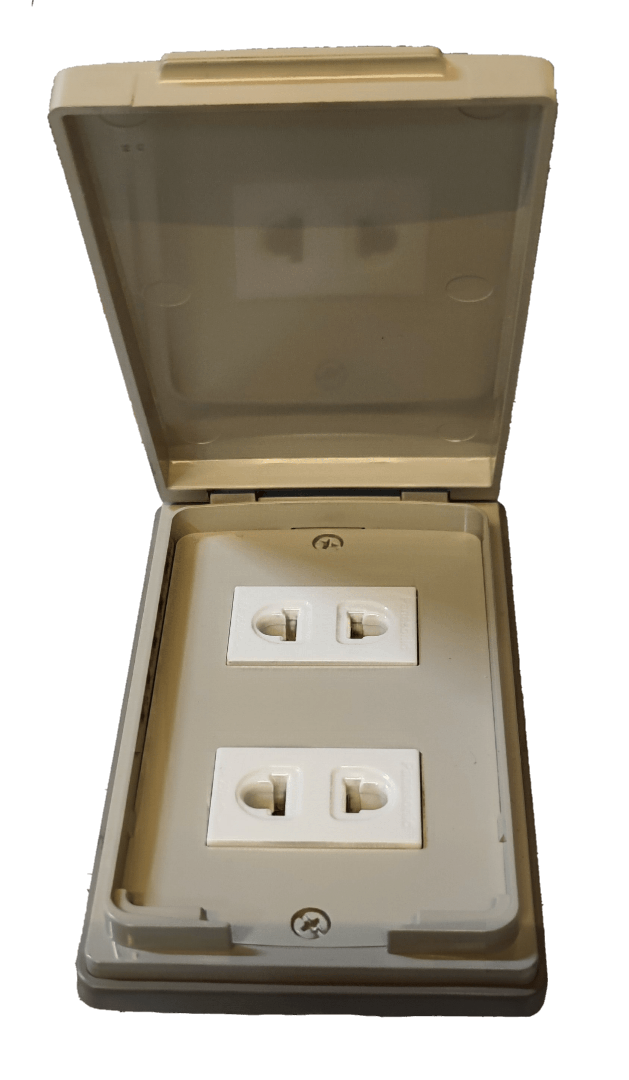 Weatherproof Plate 2 Gang Universal Outlet Wide Series, 2 Gang