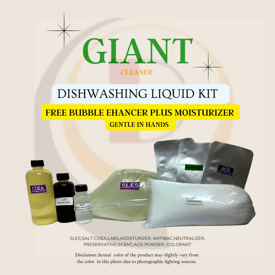 Dishwashing Liquid Kit DIY 20 LITERS YIELD Raw Material Lazada PH