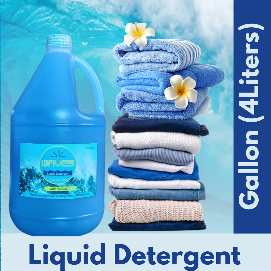 Waves Laundry Liquid Detergent Ideal for Machine washing and