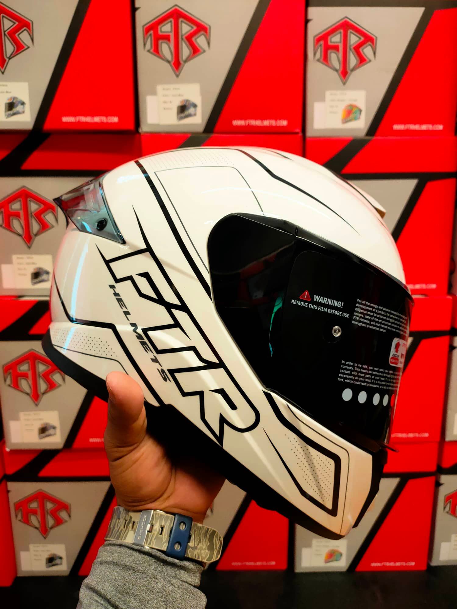 FTR RICON DUAL VISOR FULL FACE HELMET Lazada PH
