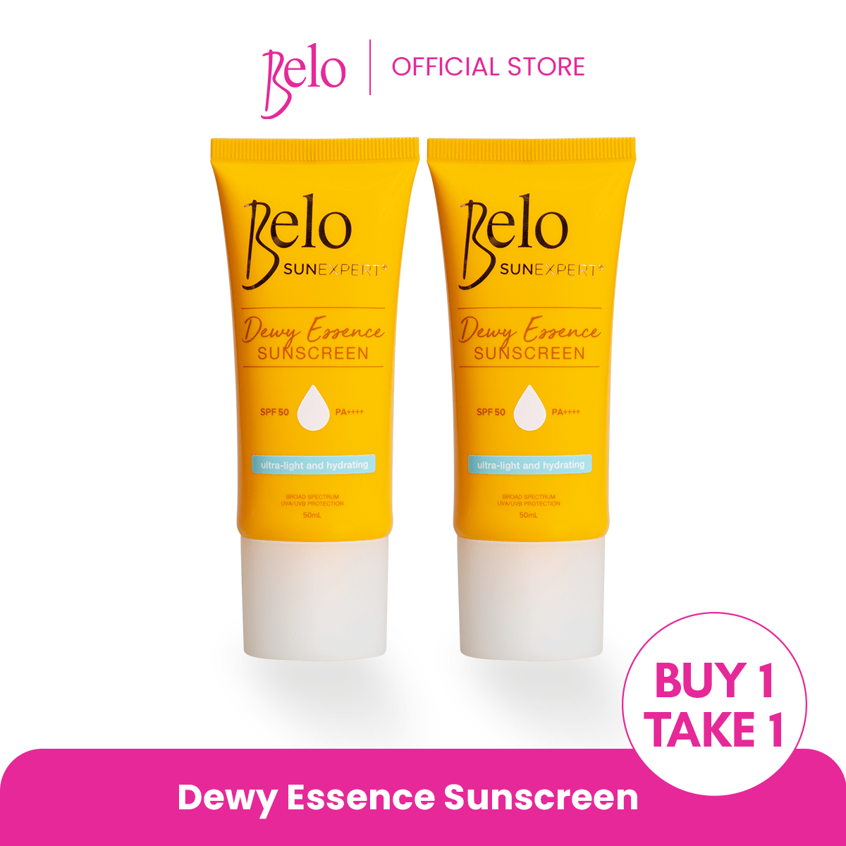 Belo SunExpert Dewy Essence Sunscreen SPF50 50mL Buy 1 Take 1 Lazada PH